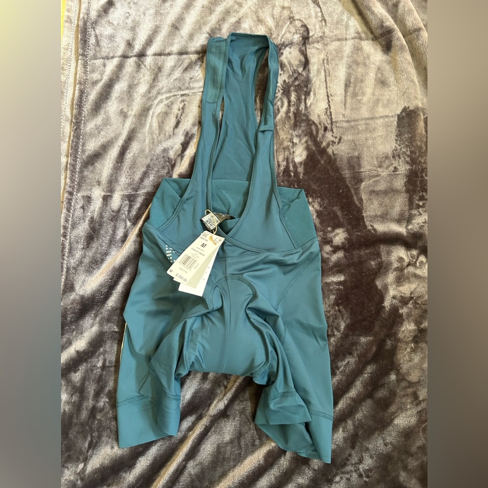 Adidas Women's Teal Parley  Cycling Shorts bib NWT - Picture 12 of 16
